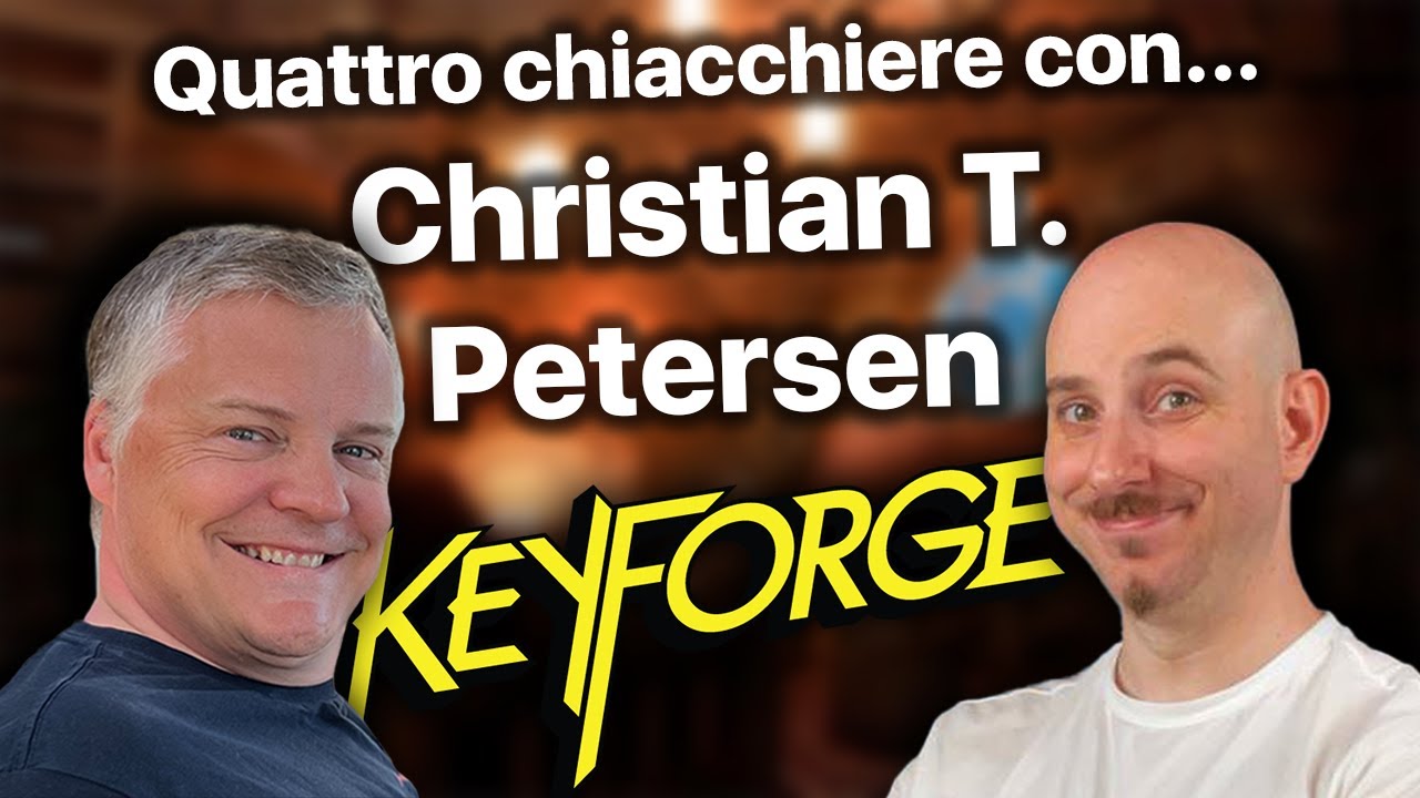 CHRISTIAN T. PETERSEN, la mente dietro Keyforge - Il Salotto sul Crogiolo #2 [SUB ENG/ITA]