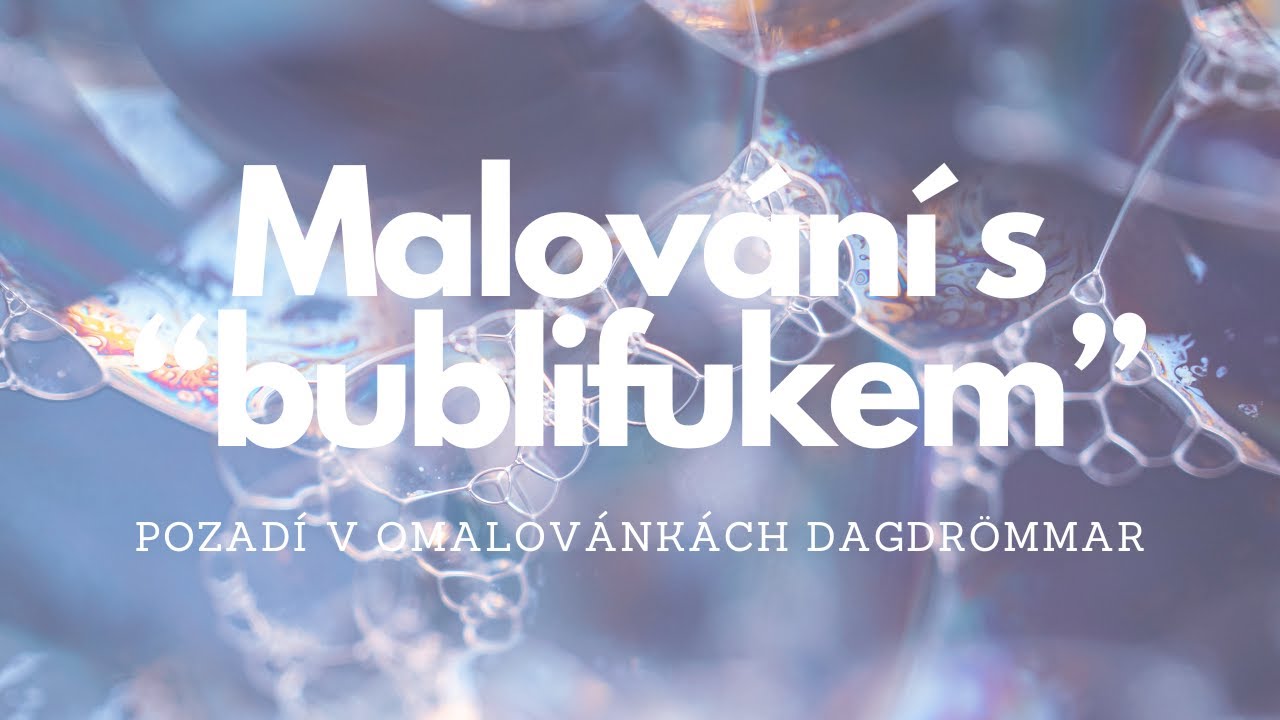 Pokus o pozadí obrázku s pomocí bublinek z 