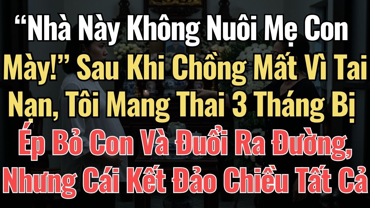 “Nhà Này Không Nuôi Mẹ Con Mày!” Sau Khi Chồng Mất Vì Tai Nạn, Tôi Mang Thai 3 Tháng Bị Ép Bỏ Con Và