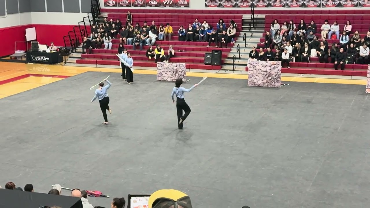 JHS Winter Guard 2026 February 7, “Anywhere”