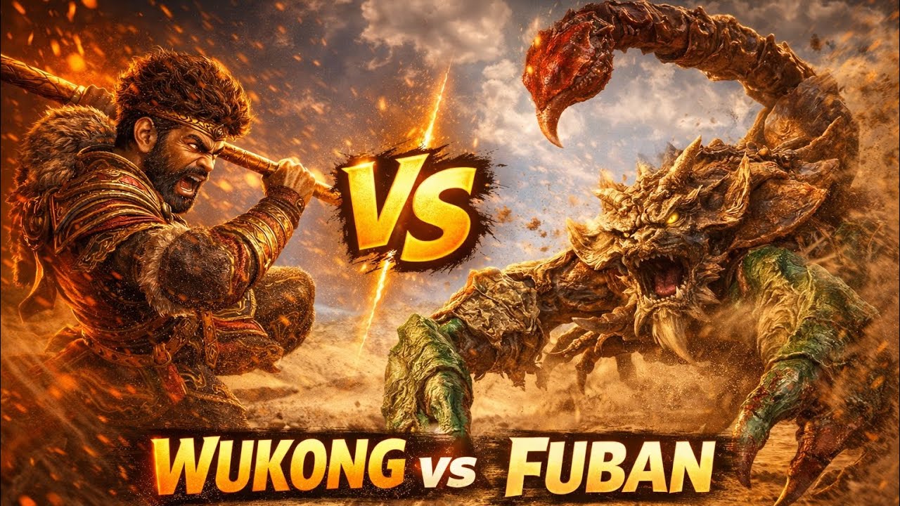 Wukong vs Fuban Boss Fight | Black Myth: Wukong Epic Battle 🔥😱
