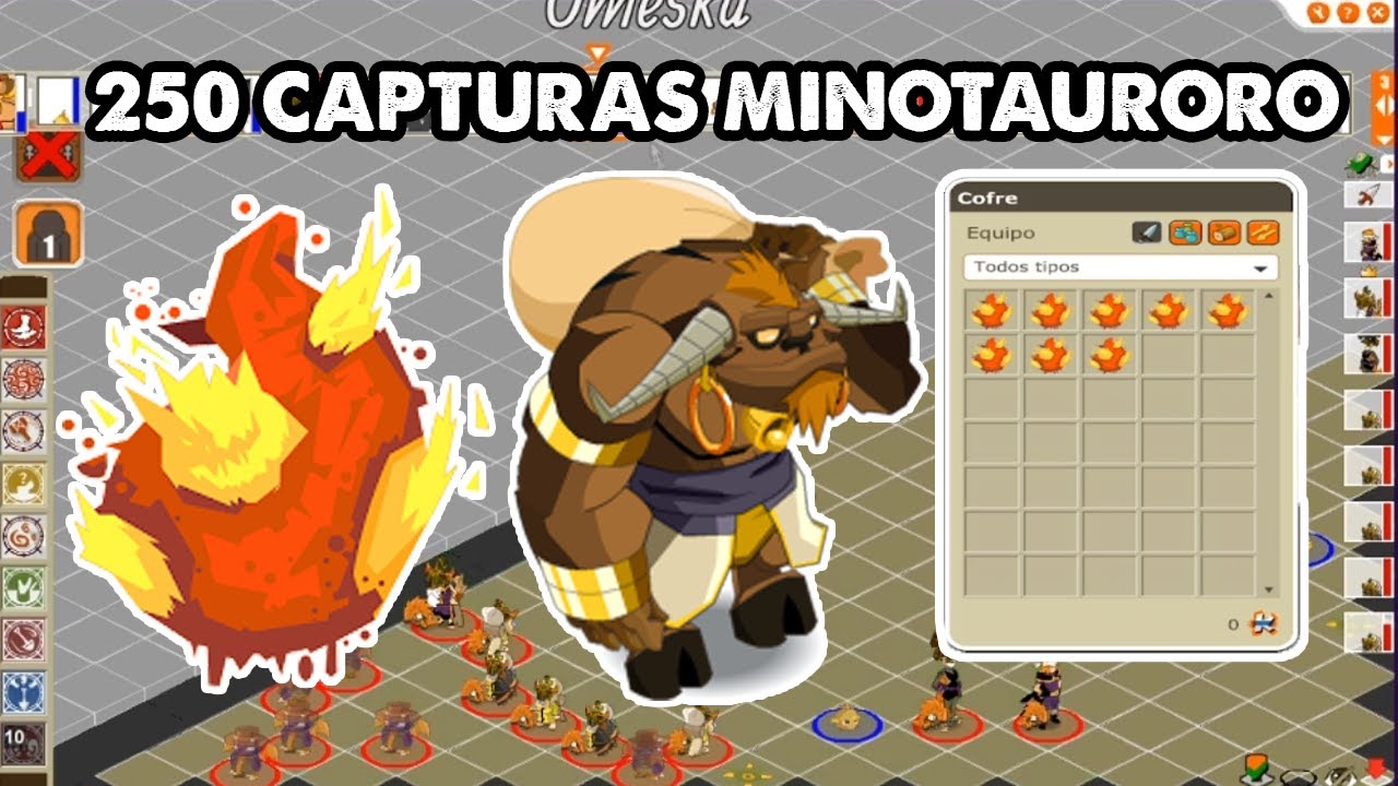 Resultado de 250 capturas minotauroro en arena! DOFUS PURPURA