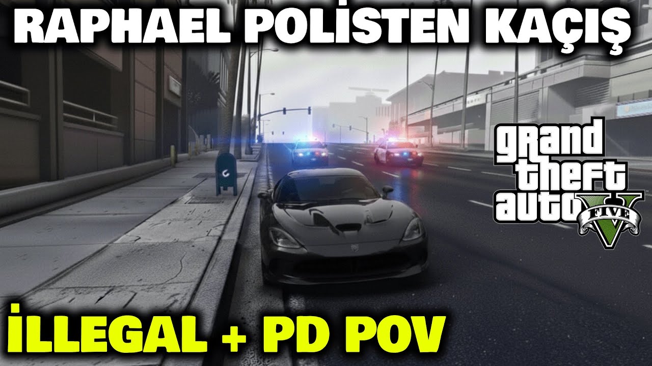 RAPHAEL POLİSTEN KA&Ccedil;IŞ | WESLEY HARPER | EİGHTBORN RP GTA V EĞLENCELİ KOVALAMACA