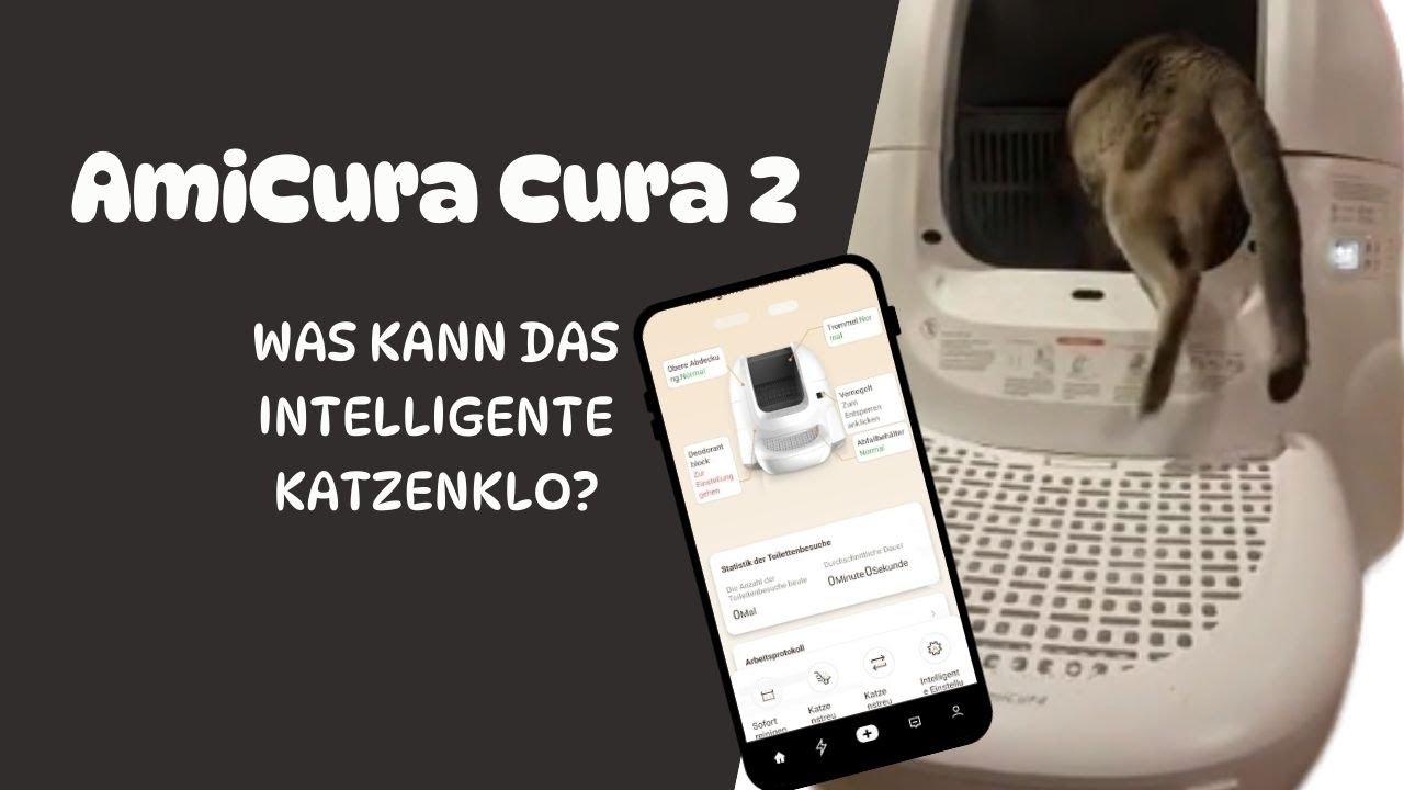 AmiCura Cura 2 - Was kann die intelligente Katzentoilette?