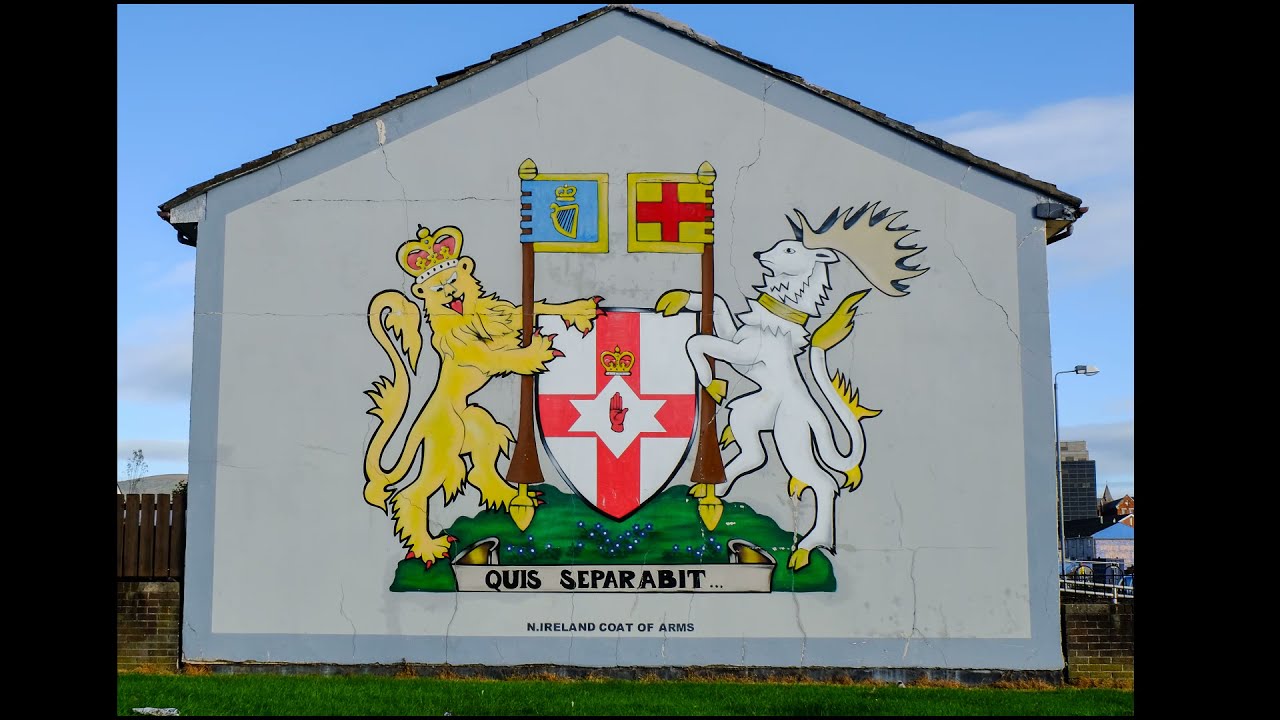 Loyalist Street Murals of Belfast, Northern Ireland, UK