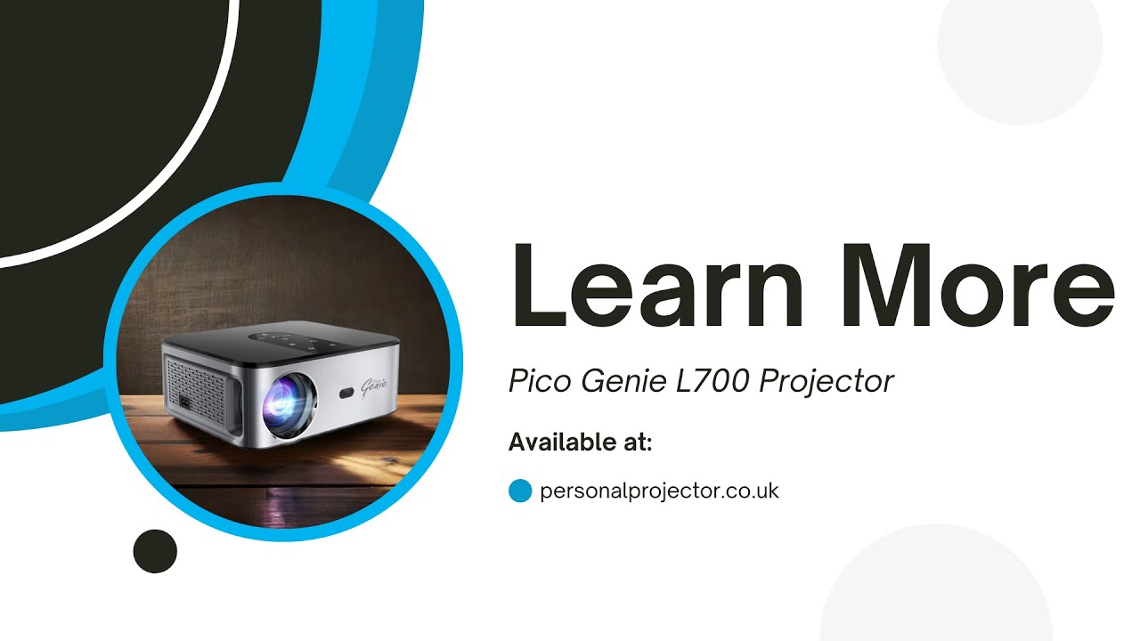 The New Pico Genie L700: High Spec Portable Projector at a Breakthrough Price!