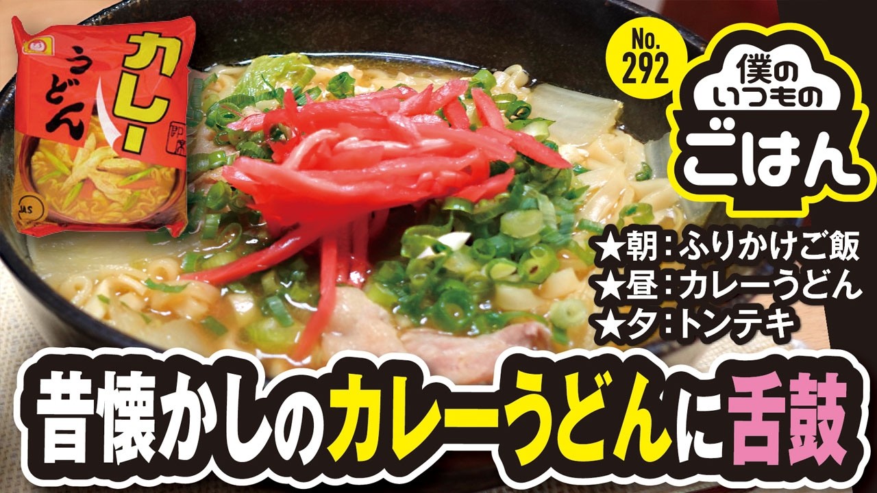 マルちゃん カレーうどん 他【今日の1日のご飯vol292】