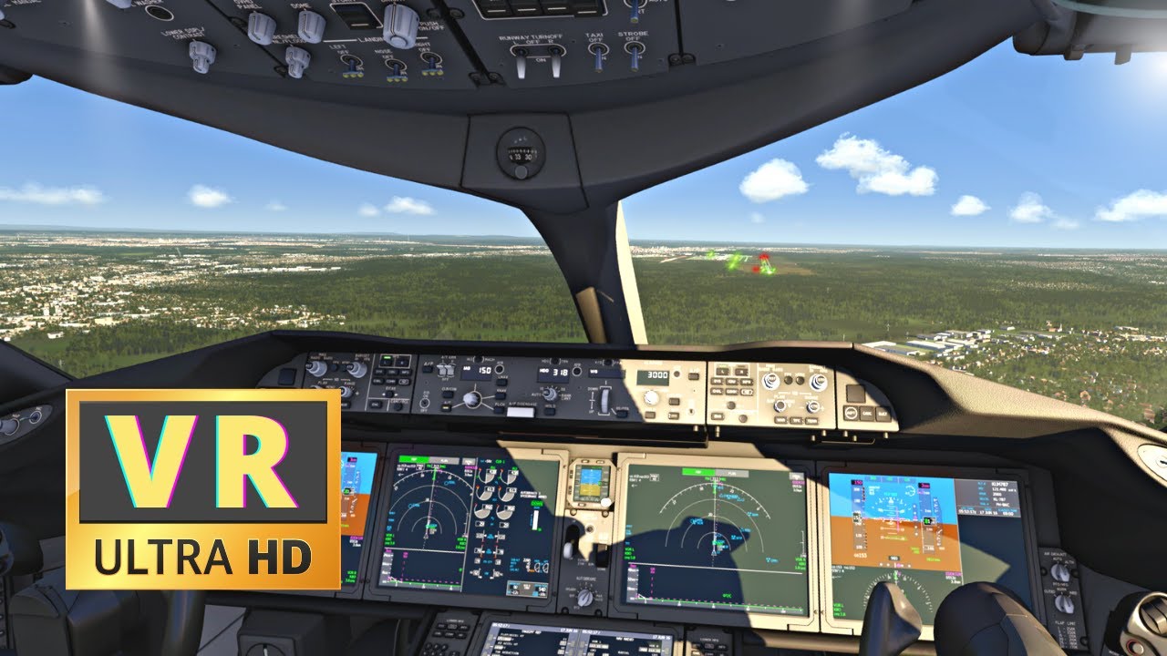 Полный полет в VR: Boeing 787 Dreamliner - Aerofly FS4