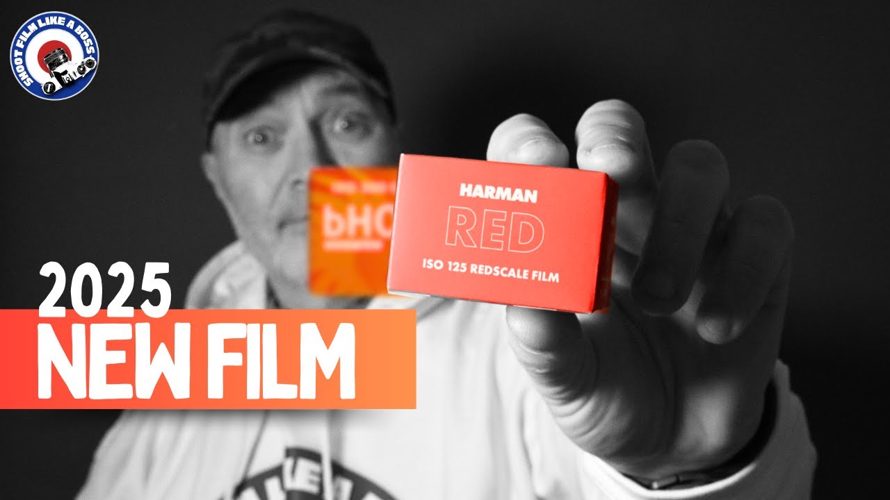 WOW! A NEW HARMAN FILM 2025. REDSCALE 📸 Let's try it out!!