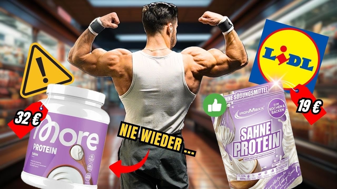 MORE vs. LIDL: Wer hat die BESTE Protein-Sahne auf dem ganzen Markt?(...Sorry Christian)