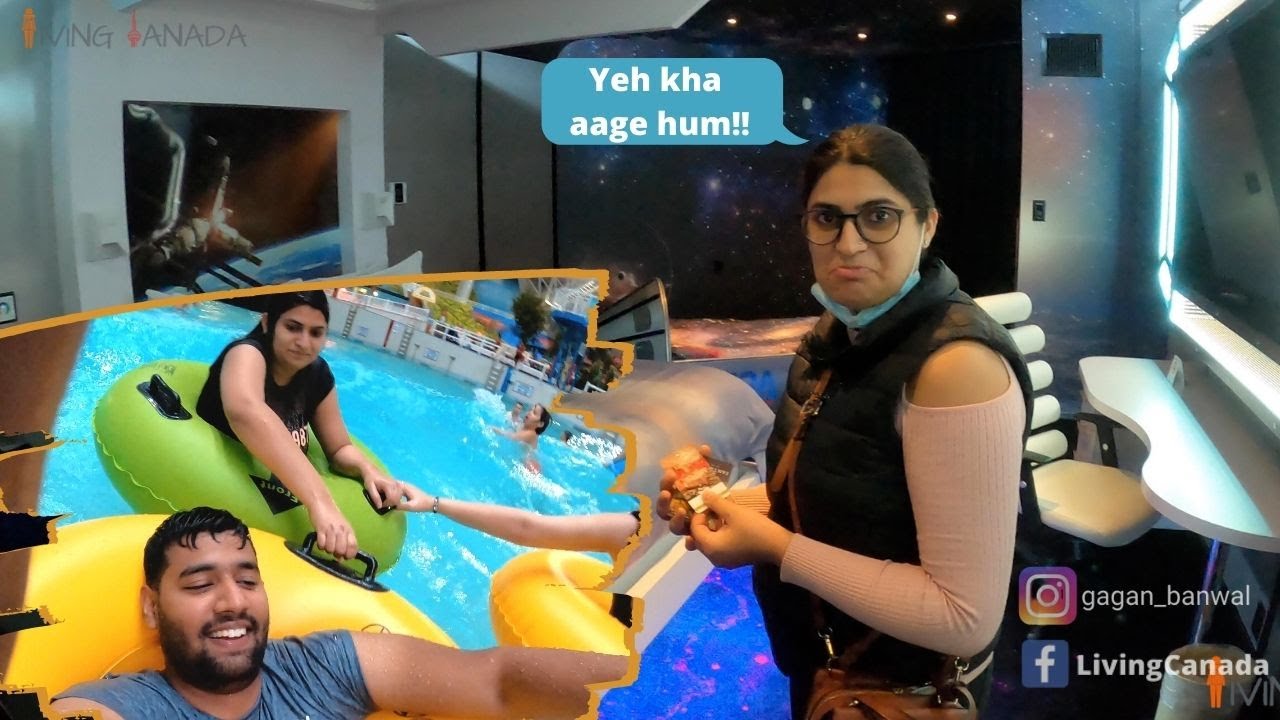 Space Theme Room at Fantasyland hotel | Fun In water park edmonton | Trip to Edmonton |Living Canada