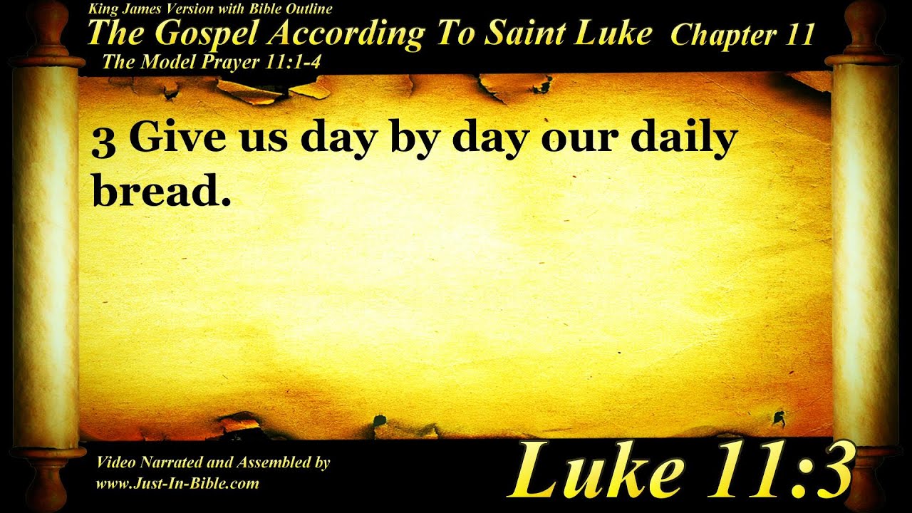 Gospel of Luke Chapter 11 - Bible Book #42 - The Holy Bible KJV HD Audio-Text Read Along