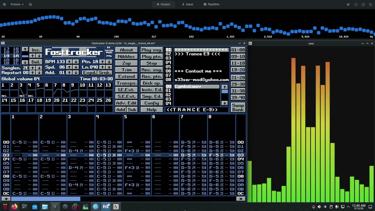 TRANCE E-9 {Sr. Sergio - 2000} [XM] (Raspberry Pi 500+)
