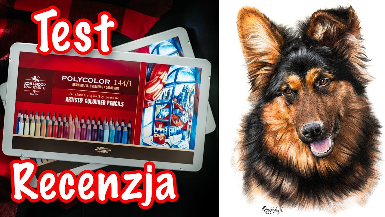 KREDKI KOHINOOR POLYCOLOR // TEST RECENZJA + rozstrzygnięcie konkursu HOLBEIN