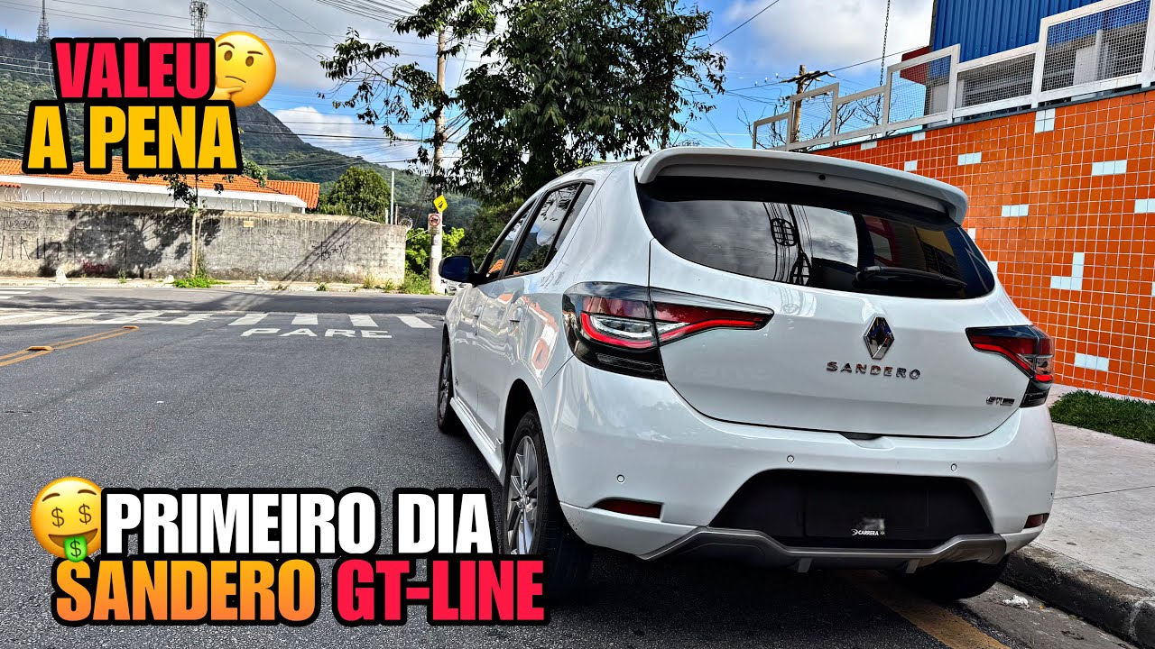 Primeiro dia na Uber com o Sandero GTline  - veja como foi 🤑