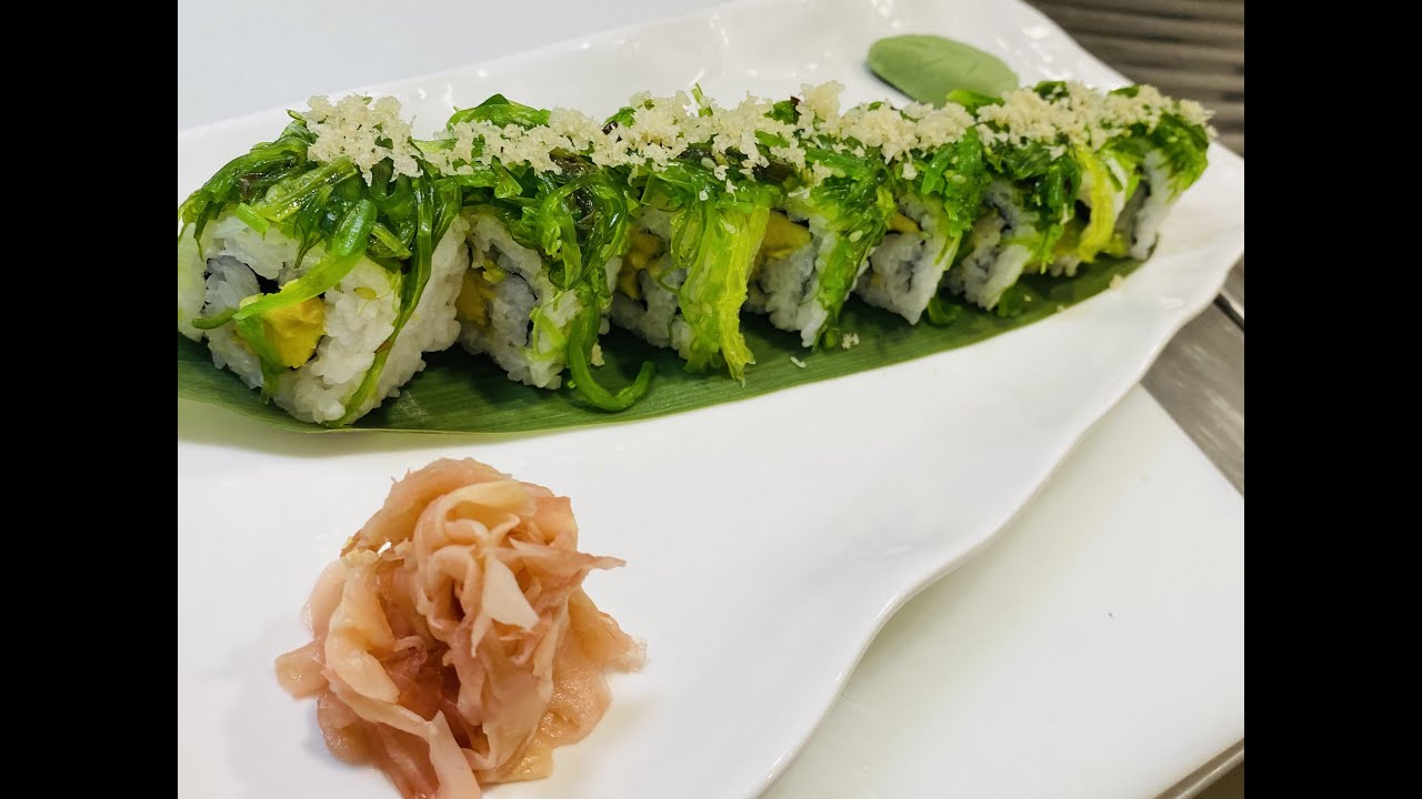 How to make Wakame sushi roll (vegan)
