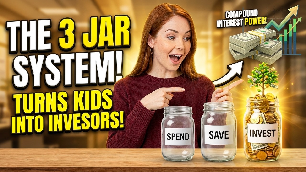 The 3 Jar System That Turns Kids Into Investors (Most Parents Skip Jar #3)