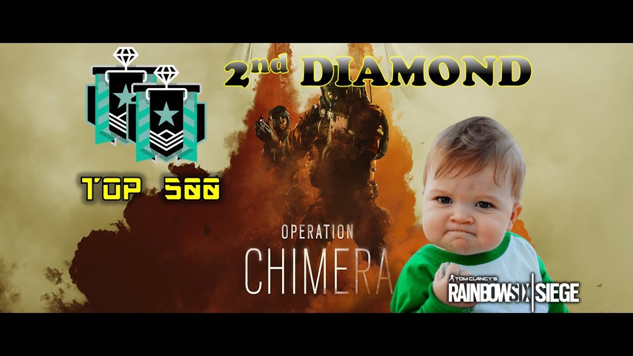 What a Top500 player looks like: Console Diamond - Rainbow Six Siege