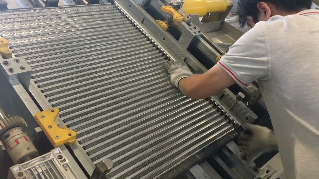 Radiator Core Builder Machine For Automotive Vehicle