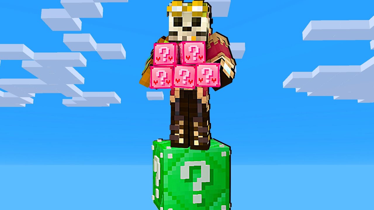 SURVIVAL LUCKY BLOCK - JAK PRZEŻYĆ NA WYSPIE LUCKY BLOCK W MINECRAFT?