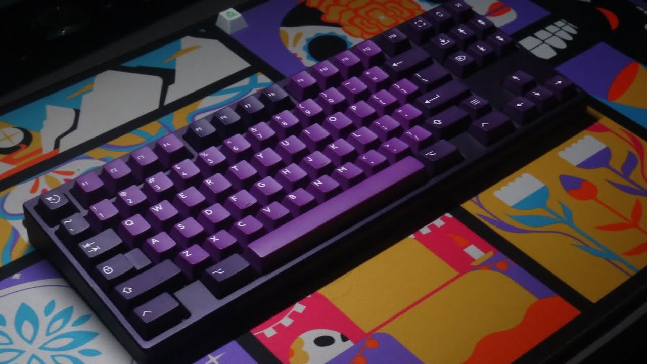 Frog TKL | PBTfans Purpurite &bull; Cherry MX Black 2 Stage Springs
