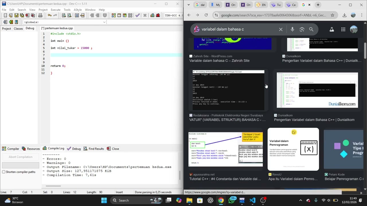 Recording case study 01 pemrogaman dasar kelas 01 -Adhitya Putra Achmad