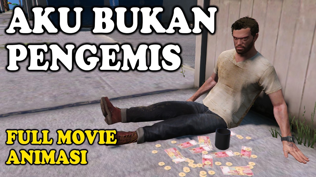 KETIDURAN DIPINGGIR JALAN MALAH DAPET DUIT BANYAK - FULL MOVIE ANIMASI