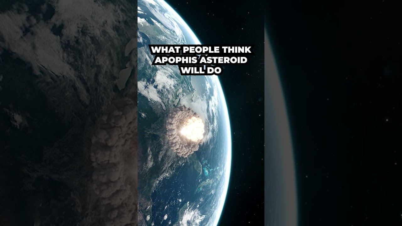Apophis expectation vs reality. #space #asteroid #apophis #earth #astronomy