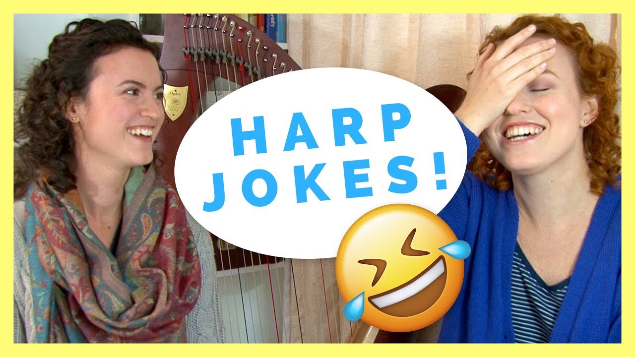 Harpist reacts to harp jokes!