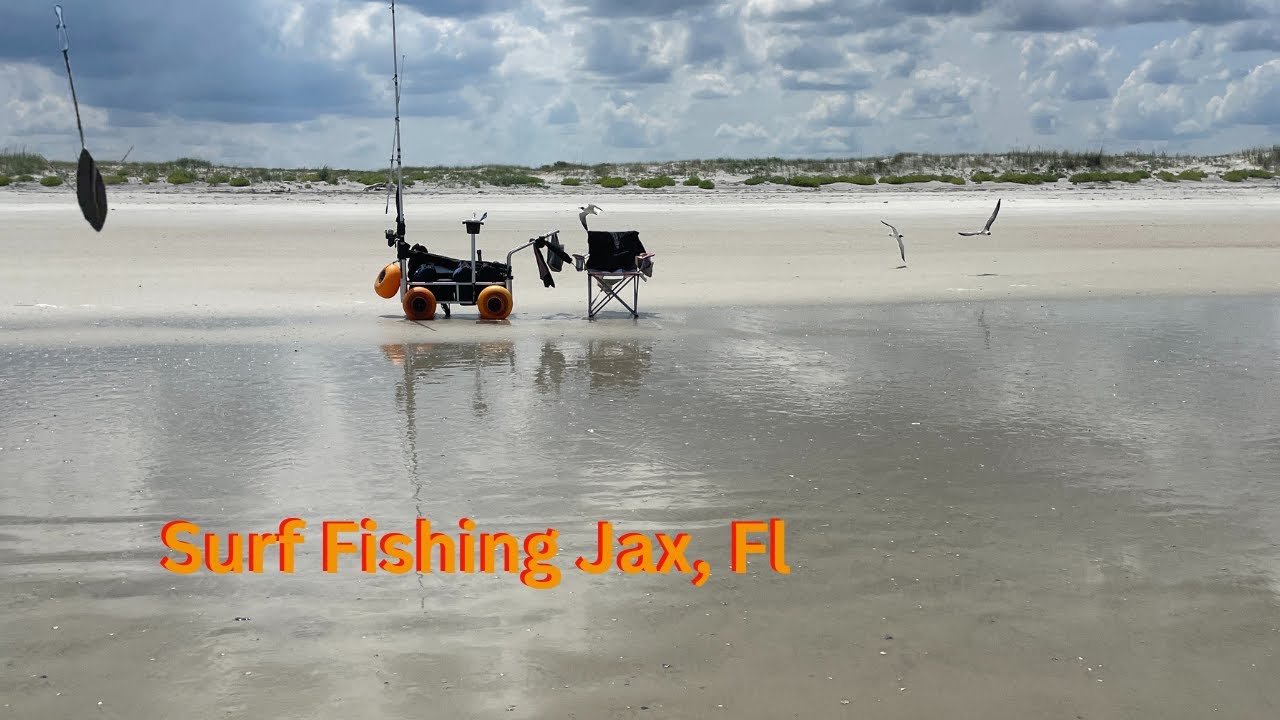 2 дня рыбалки с берега в Джексонвилле, Флорида.