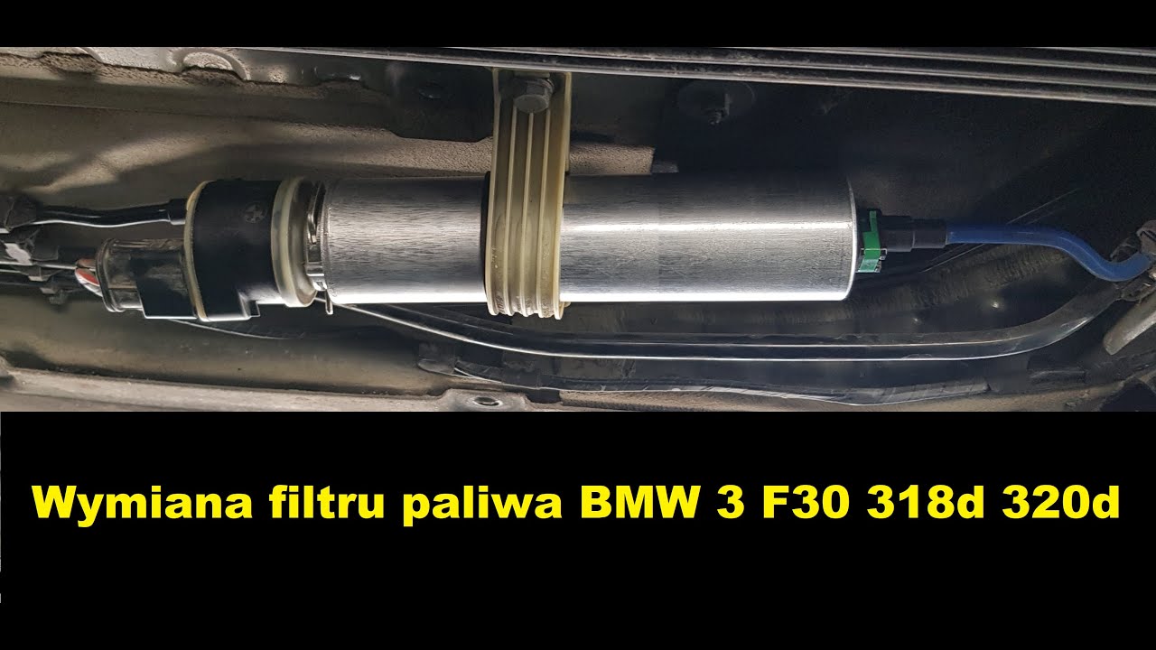 Wymiana filtru paliwa BMW 3 F30 F31 318D 320D