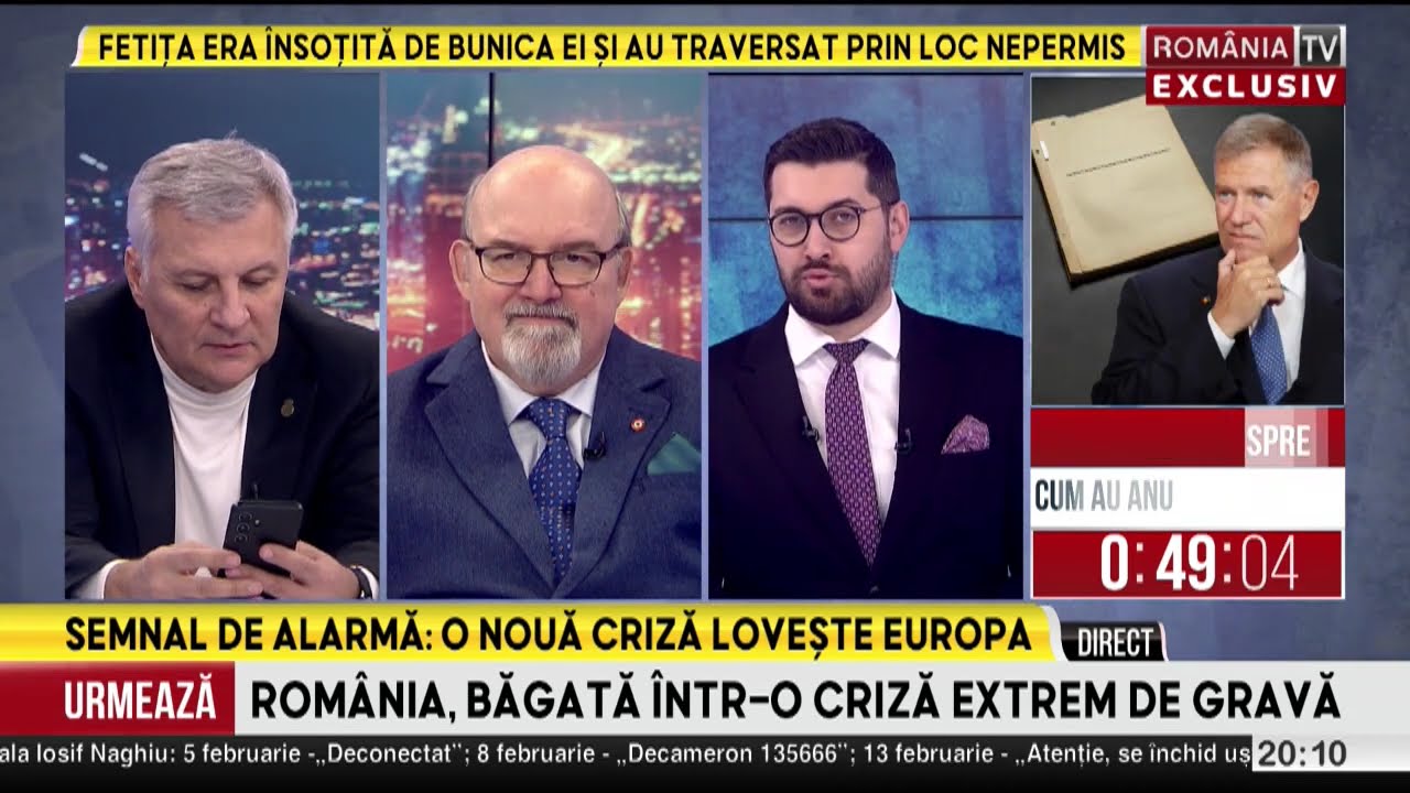 ROMANIA LA RAPORT, cu Andreea Cretulescu, 4.02.2026. O noua criza loveste Europa