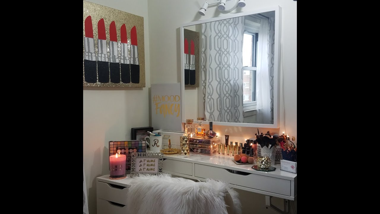 ideas para organizar y decorar mi tocador / rutina de limpieza