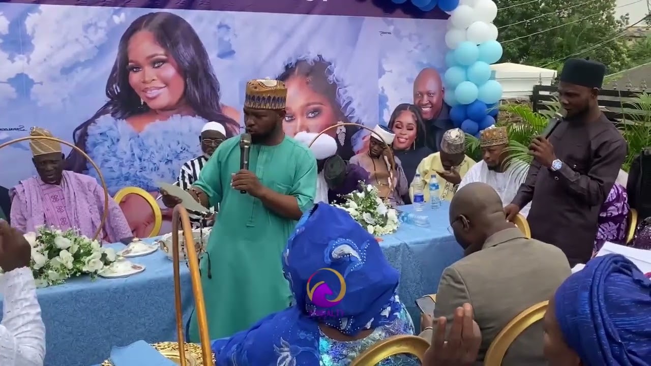 TAWA AJISEFINNI AND HUSBAND NAMED THEIR CHILD AS ABDUL-QOYYUM ALLI