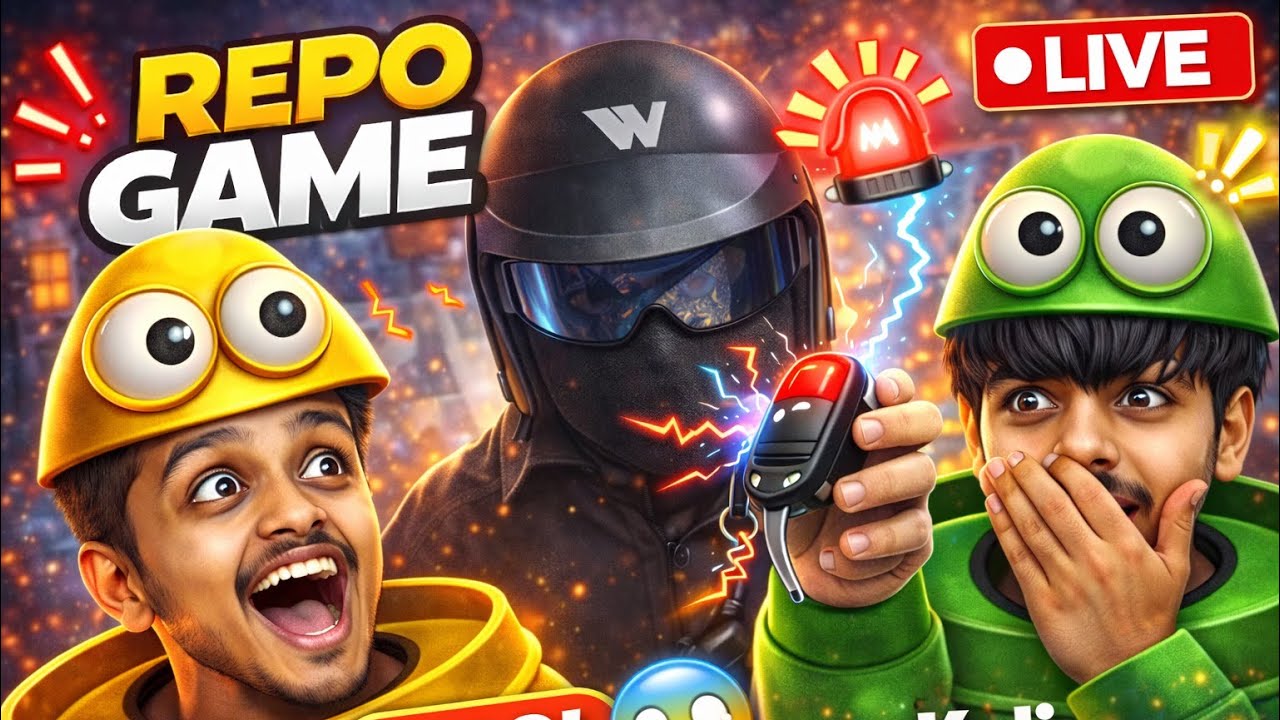 REPO GAME LIVE 😱😂 | Sabse Funny Horror Game | Friends Ke Saath Masti 🔥