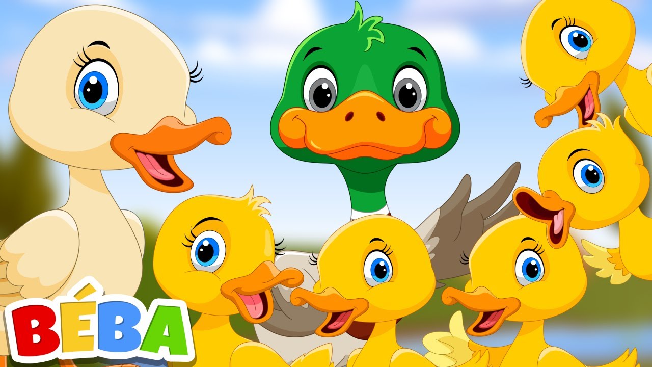 B&Eacute;BA - Pět Kachniček | P&iacute;snička pro mal&eacute; děti