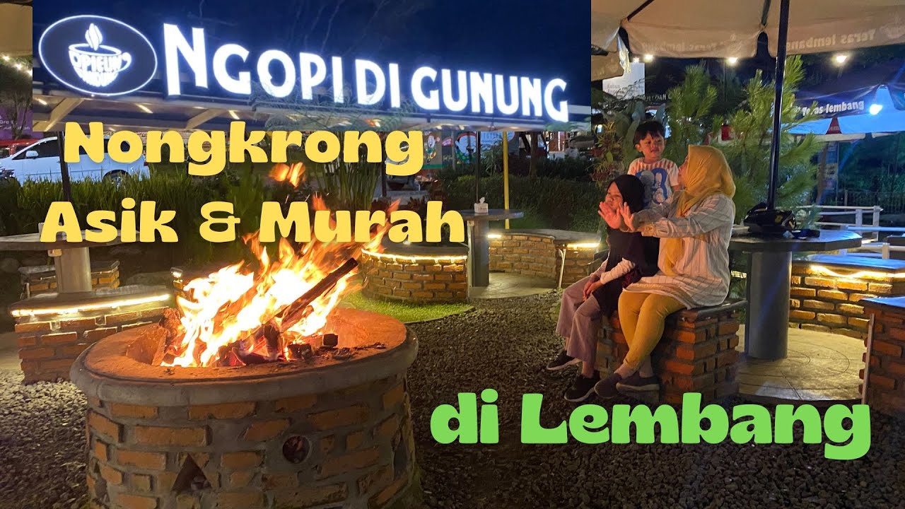 Wisata kuliner santai di cafe @opieunbandung103 Nyaman & murah, ada api unggun di lembang