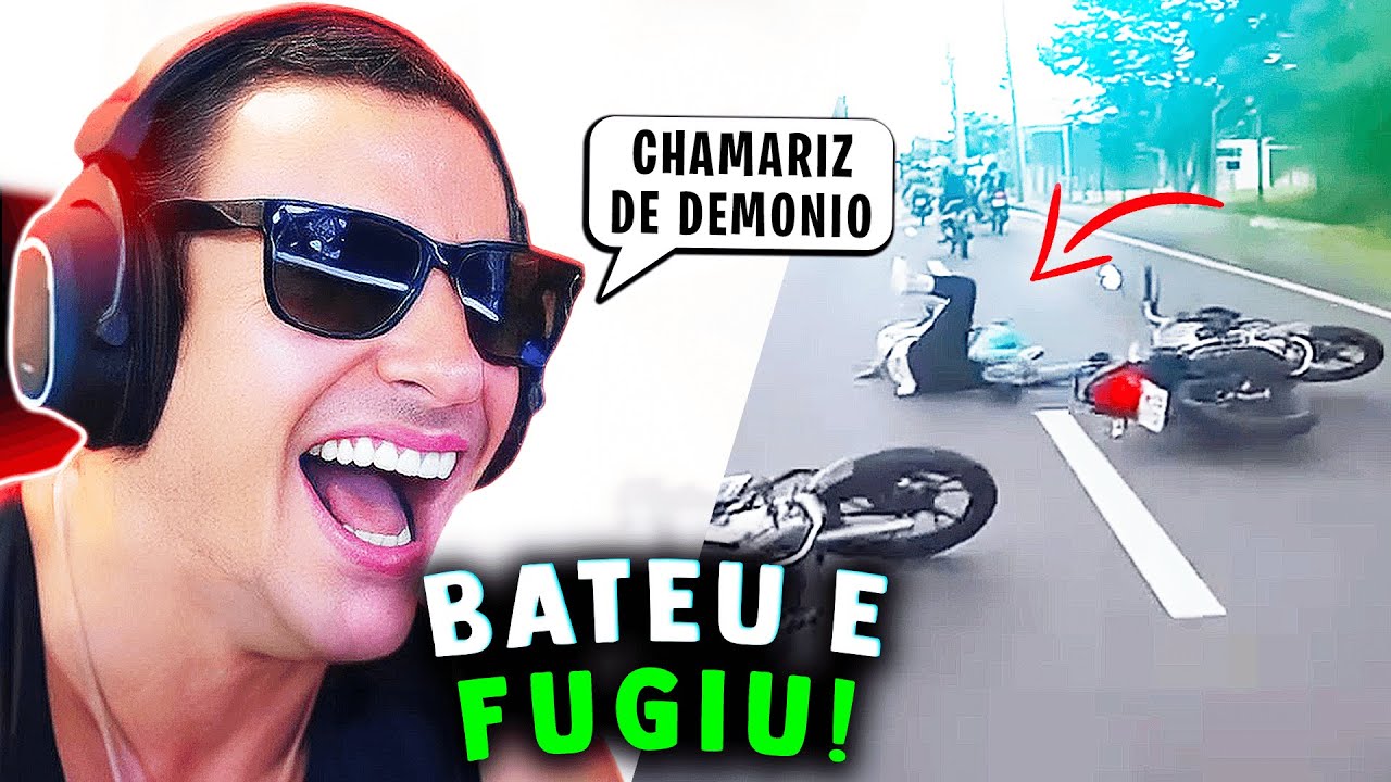 SUPER XANDÃO REAGINDO - QU3DAS DE MOTO (EP. 141) | XRACING