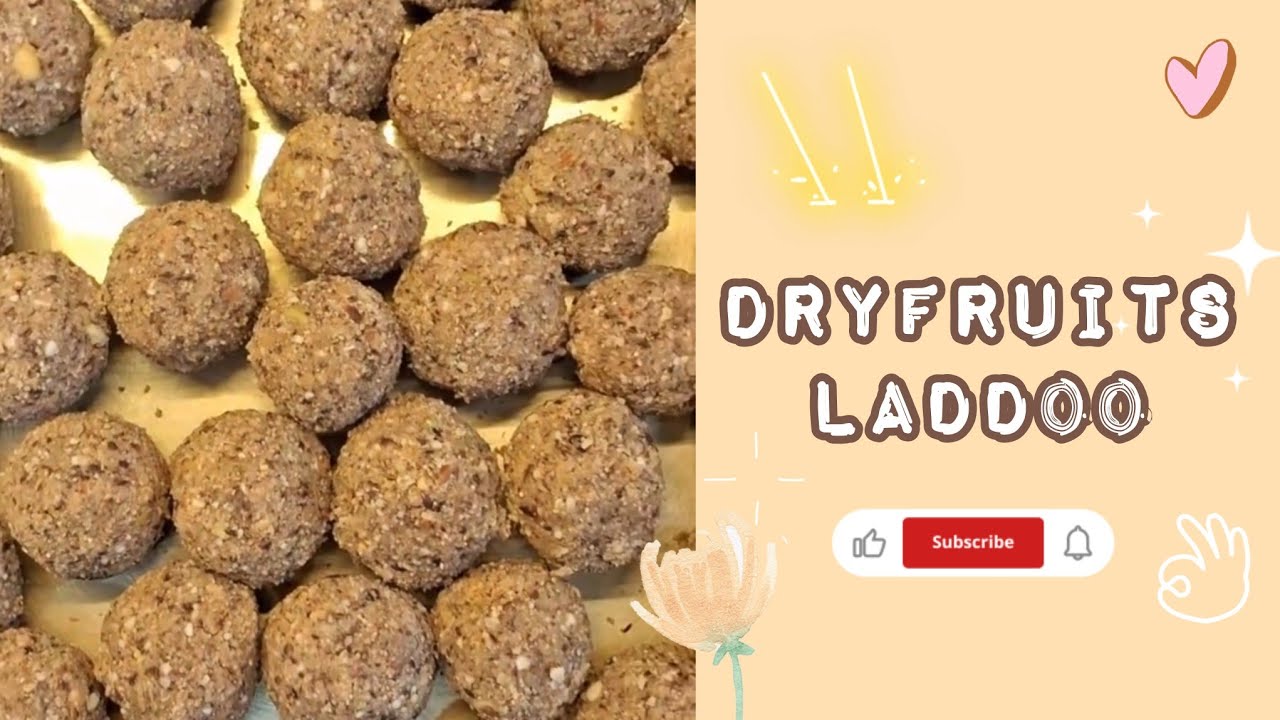 Healthy and Tasty Dryfruits laddoo Recipe ✨ Immunity booster | High protein | Homemade | 