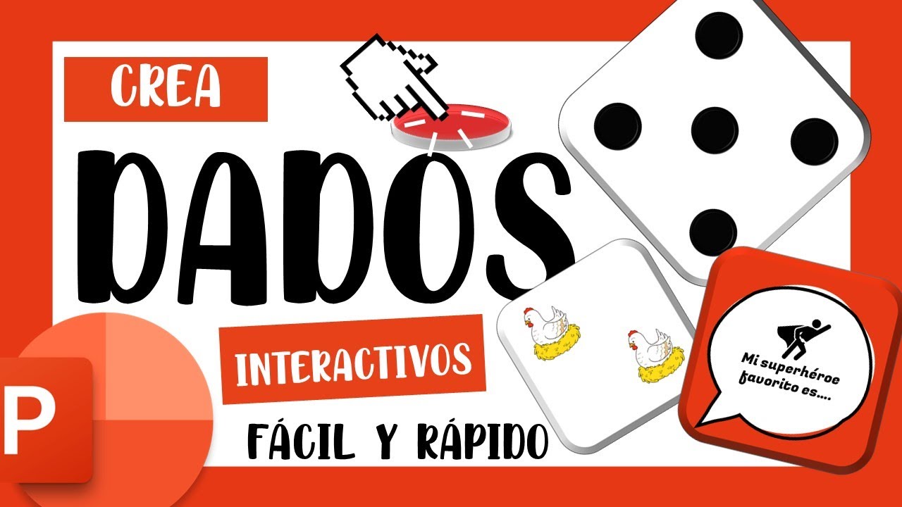 🎲 CREA UN DADO INTERACTIVO EN POWERPOINT 🎲 | TUTORIAL PASO A PASO EN POWERPOINT