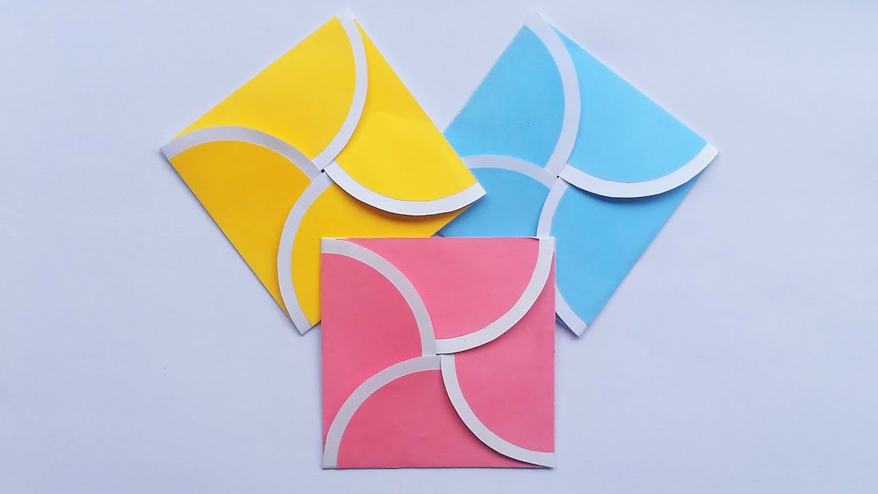 Sobres De Papel Incre&iacute;bles | C&oacute;mo Hacer Un Sobre F&aacute;cil Con Papel | Sobre De Tarjeta De Regalo