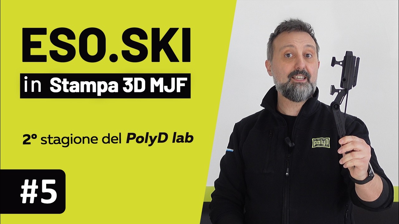 Esoscheletro per Sciare #5 - Stampa 3D