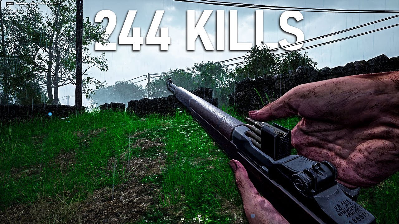 244 Kills as Infantry - RAW HELL LET LOOSE GAMEPLAY