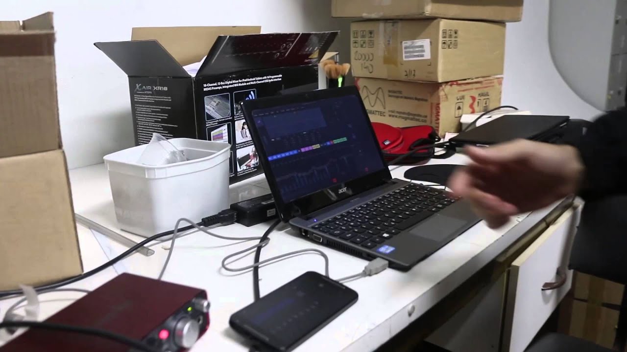 Behringer XR18 - Vídeo demonstrativo - Virtual soundcheck (Brasil)