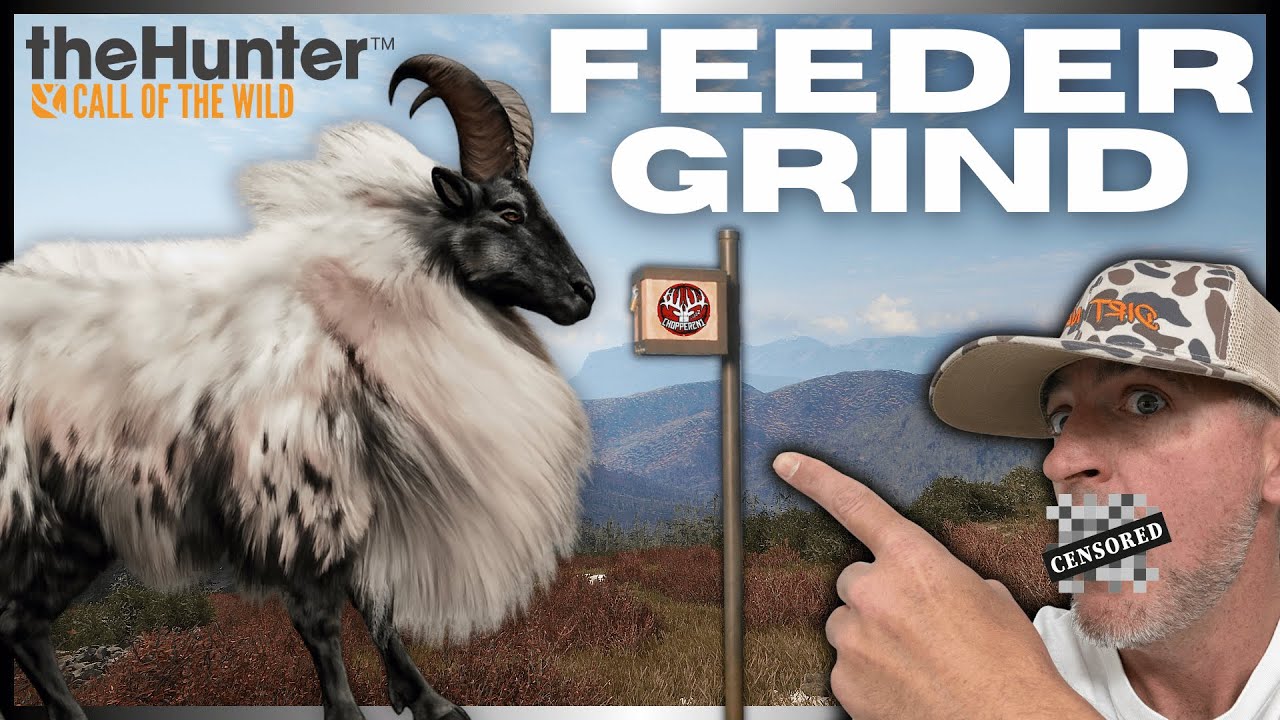LIVE 🔴 Feeder Grinding TAHR!!! Will HE pop TODAY? theHunter: Call of the Wild (Portrait)