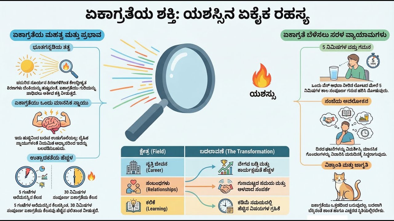 ಏಕಾಗ್ರತೆಯ ಶಕ್ತಿ