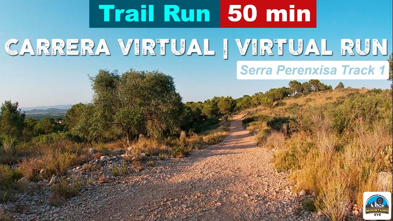 VÍDEO PARA CORRER EN CASA | TRAIL RUNNING POR LA MONTAÑA SERRA PERENXISA TORRENT VALENCIA TRACK 1