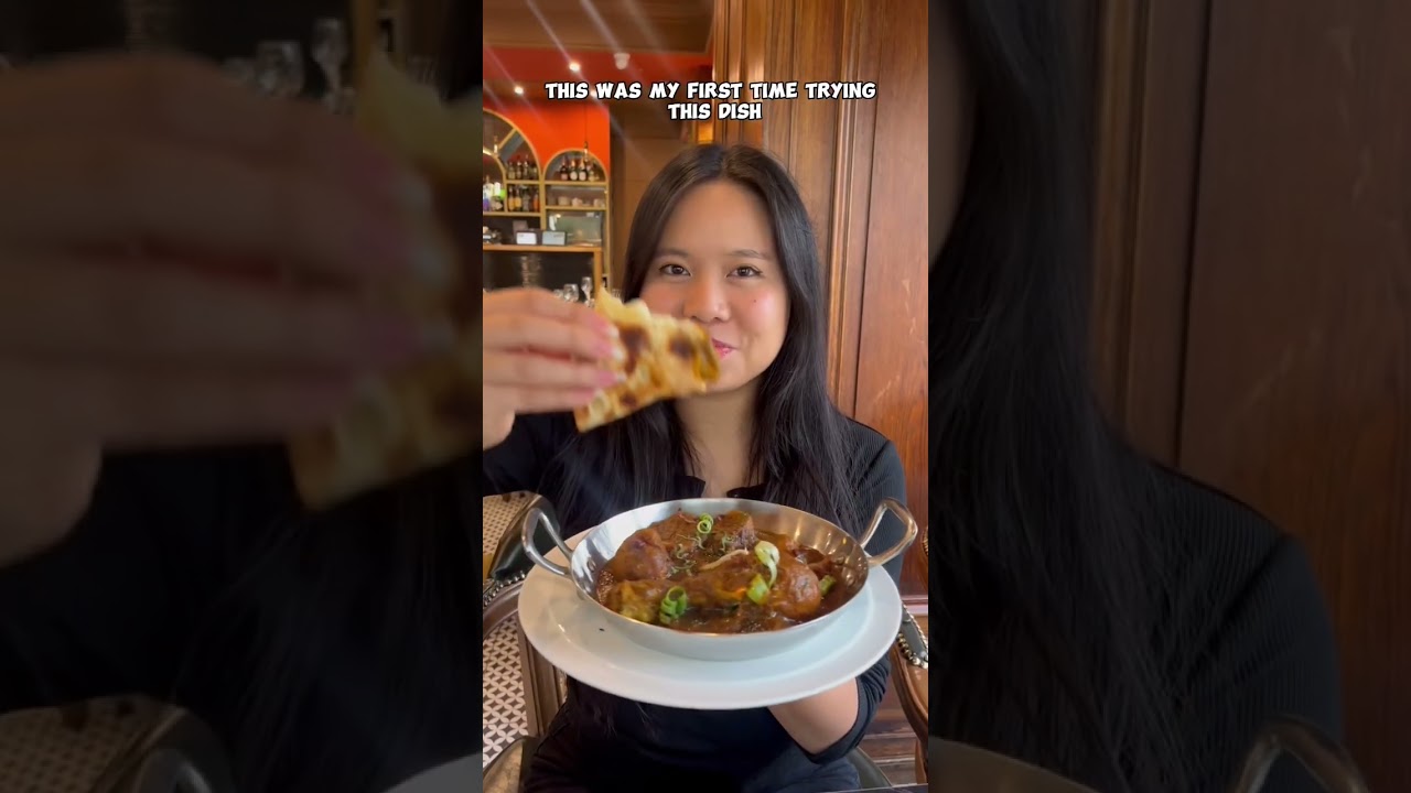 What I eat at an Indian restaurant VS what my husband eats 🇮🇳 #2