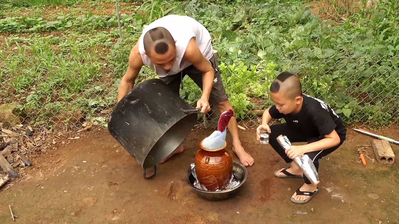 Gà Nướng Tam Muội Chân Hỏa Và Kết Quả Bất Ngờ - Đốt Thủng Cả Nồi Để Tạo Được 1 Món Ăn Đẳng Cấp