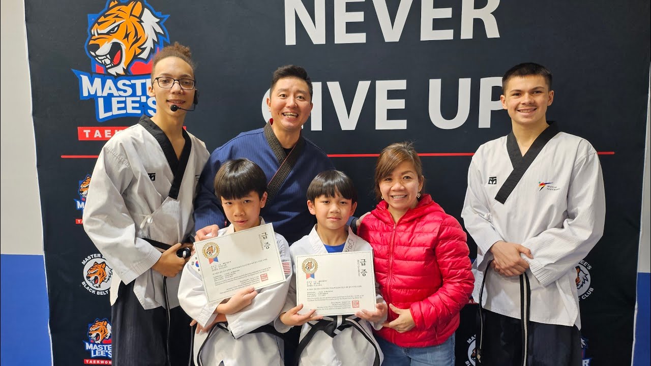 Dustin and Dylan Belt Testing (Jr Black Belt) 3/22/24